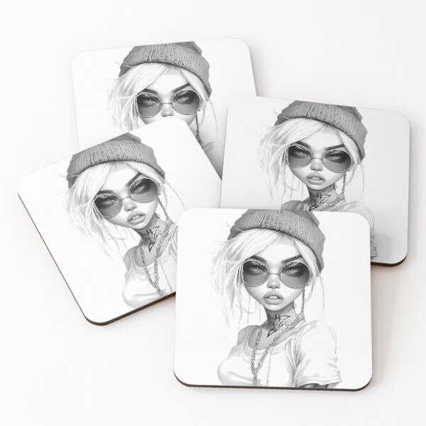 Item preview, Metalhead Girl Rock Spirit designed and sold by Retro Whimsy.
