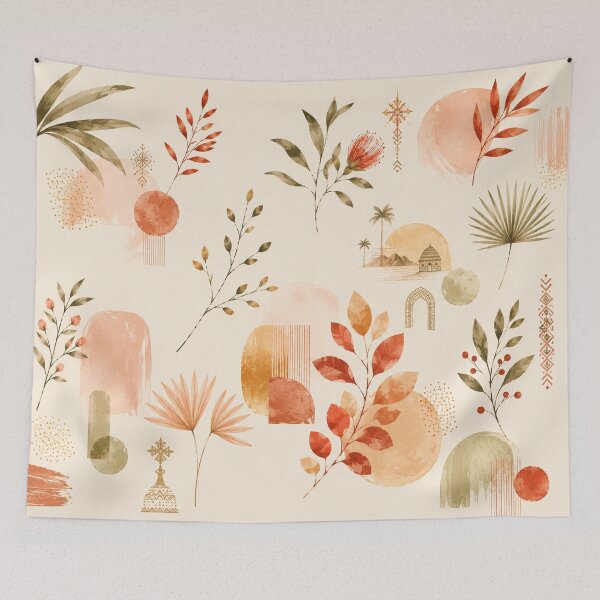 Item preview, Eritrean Botanical – Warm Modern Garden designed and sold by Limush.