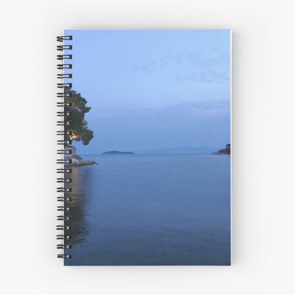 Item preview, Dusk view from Skiathos harbour designed and sold by paulboizot.