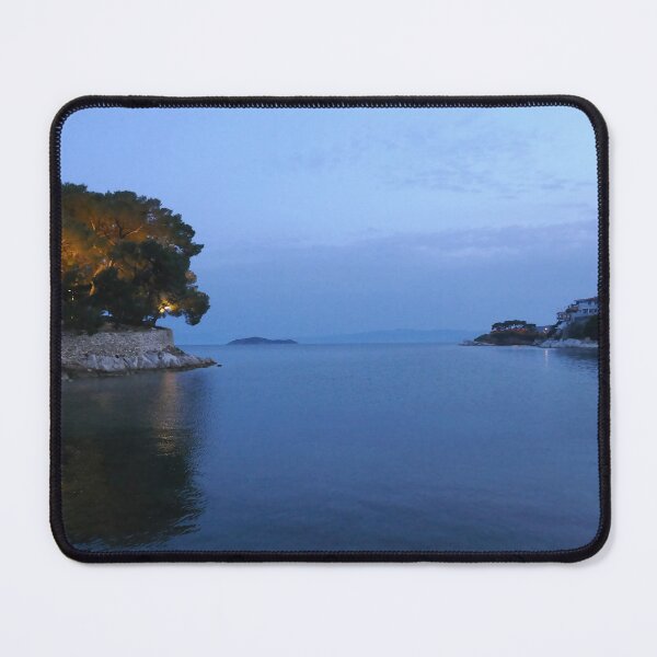 Item preview, Dusk view from Skiathos harbour designed and sold by paulboizot.