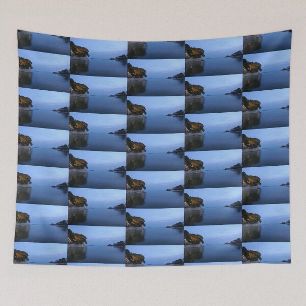 Item preview, Dusk view from Skiathos harbour designed and sold by paulboizot.