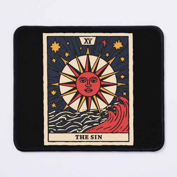 Item preview, Red Sun Tarot Card T-Shirt Design 127sm designed and sold by 127sm.