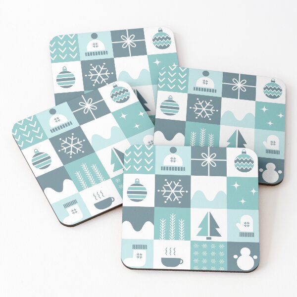 Item preview, Winter Geometric Square Pattern designed and sold by IrynaAlex.