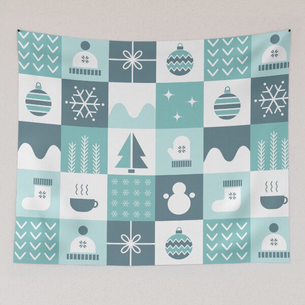 Item preview, Winter Geometric Square Pattern designed and sold by IrynaAlex.