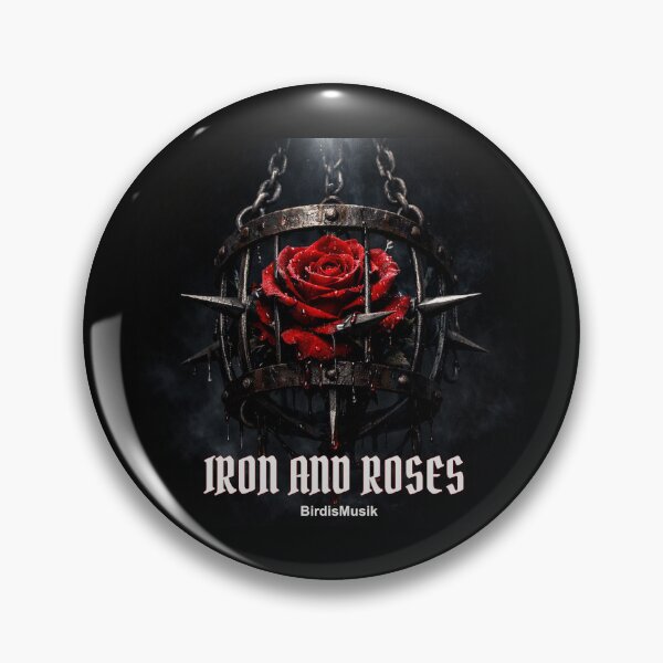 Item preview, IRON AND ROSES designed and sold by smallbirdart.