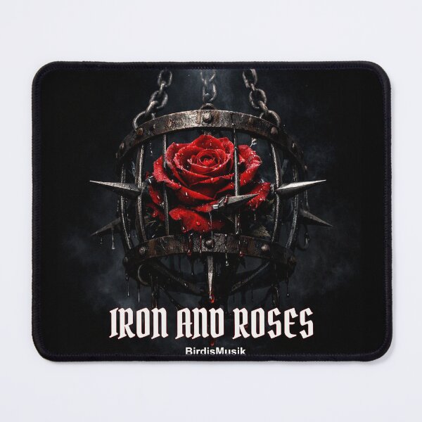 Item preview, IRON AND ROSES designed and sold by smallbirdart.