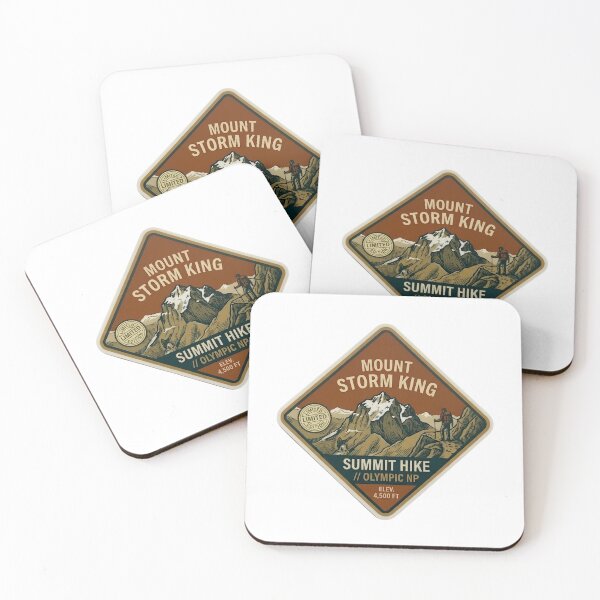 Item preview, ,Mount Storm King Summit Hike Olympic National Park WA Badge designed and sold by LittleArij.