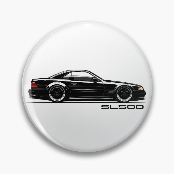 Item preview, MB SL500 R129 side silhouette designed and sold by blackdogshop.