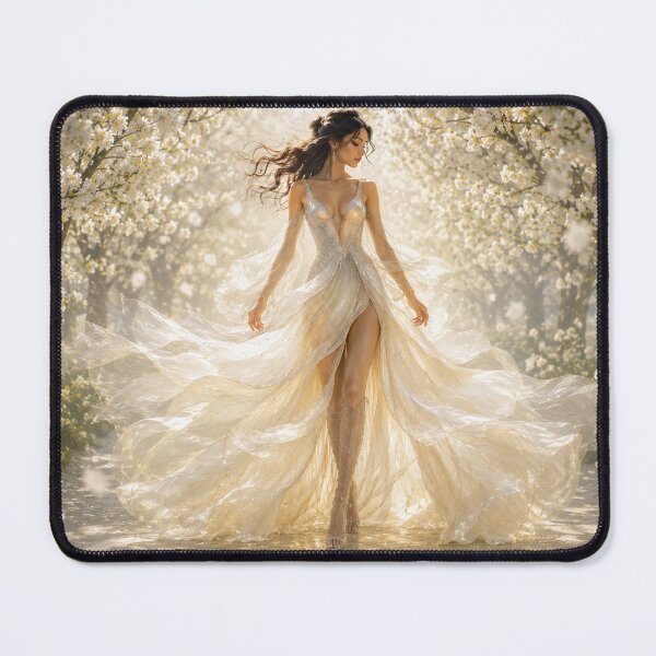 Item preview, Ethereal Woman in White designed and sold by aurelixagency.