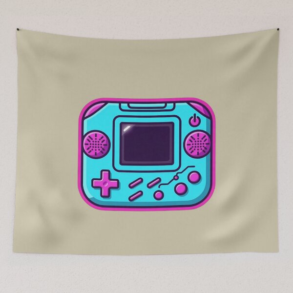 Item preview, 90s Vaporwave Retro Handheld Console Aesthetic designed and sold by design-rebell.