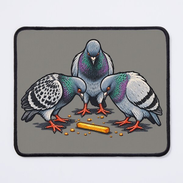 Item preview, Very Important Meeting of Pigeons designed and sold by yayor.