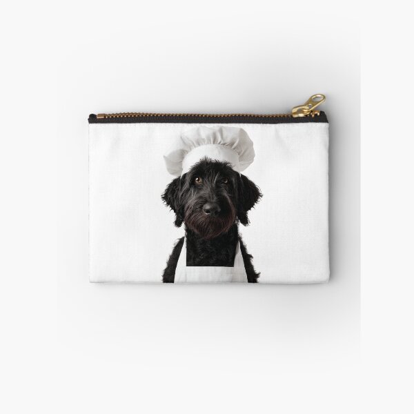 Item preview, Black Russian Terrier Chef Dog Funny Cooking Apron Hat designed and sold by LazyOwlStore.