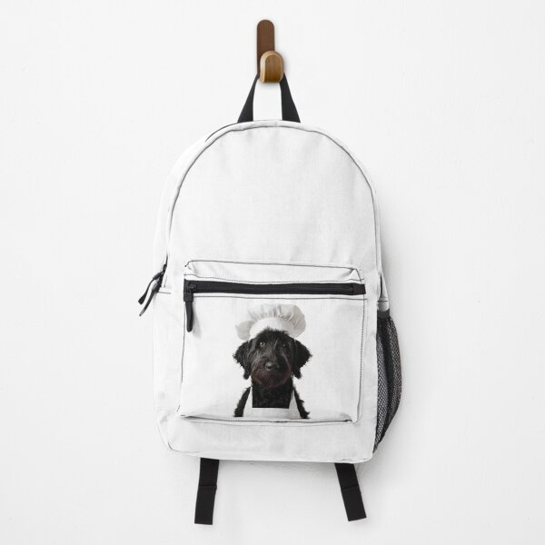 Item preview, Black Russian Terrier Chef Dog Funny Cooking Apron Hat designed and sold by LazyOwlStore.