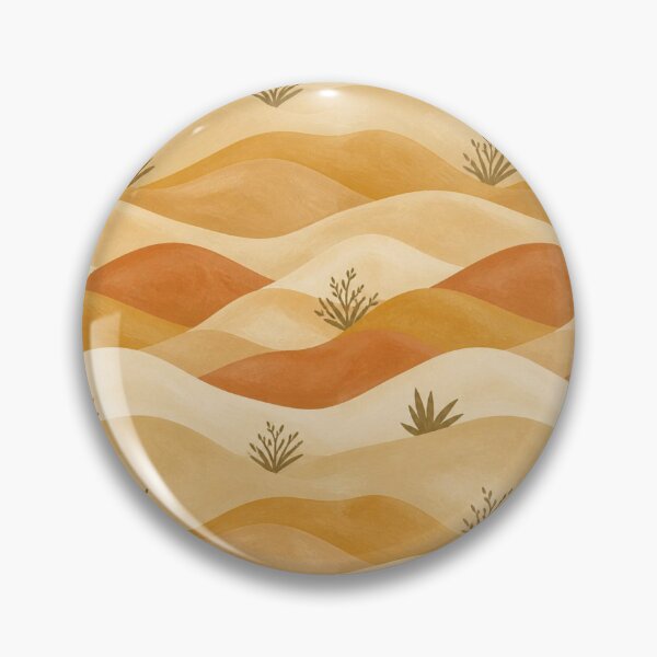 Item preview, Minimalist Desert Dunes Pattern Terracotta Earthy Boho Landscape designed and sold by QCena.