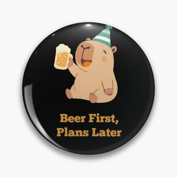 Item preview, Capybara Lager: Beer Lovers Happy Hour Capybara designed and sold by RedStreamStudio.