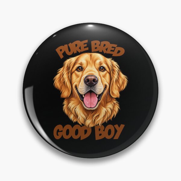 Item preview, Golden Retriever Dog - Pure Bred Good Boy – Cute Dog Lover Design designed and sold by getpressedshirt.