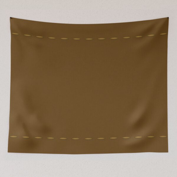 Item preview, Simple design with a brown seam on a dark brown background designed and sold by Cherevan.