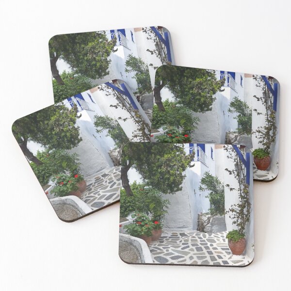 Item preview, Pretty back alley in Skiathos Town  designed and sold by paulboizot.