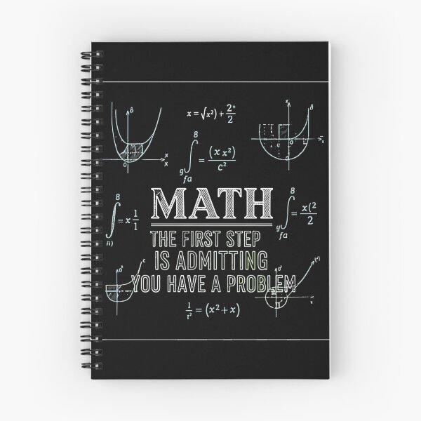 Item preview, Math The First Step Is Admitting You Have A Problem Funny Mathematician Calculus Student designed and sold by PopStars1993.