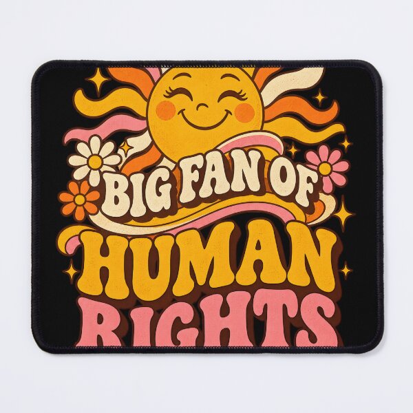 Item preview, Big Fan of Human Rights – Groovy Equality and Justice designed and sold by Ajdaprint.