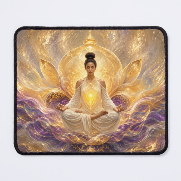 Item preview, Golden Lotus Meditation designed and sold by aurelixagency.