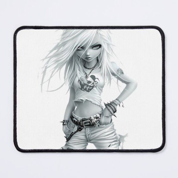 Item preview, Metalhead Girl Rock Spirit designed and sold by Retro Whimsy.