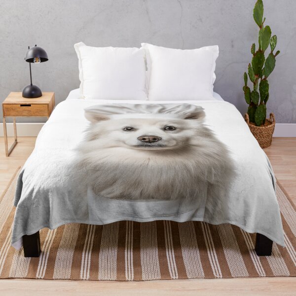 Item preview, American Eskimo Dog Chef Funny Cooking Apron Hat Cute Pet Portrait designed and sold by LazyOwlStore.
