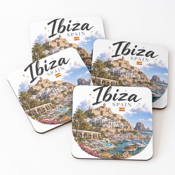 Item preview, Ibiza Spain Vintage Travel Poster Art designed and sold by CHC.