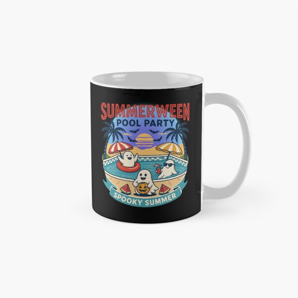 Item preview, Summerween Funny Spooky Summer Halloween Beach Vacation designed and sold by DarkRelicStudio.