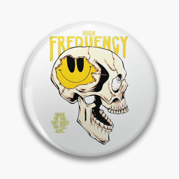 Item preview, High Frequency Skull designed and sold by Electric0ddity.