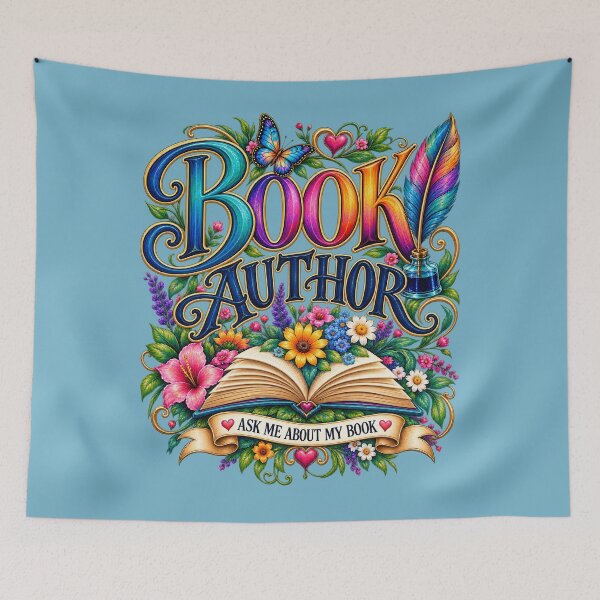 Item preview, Book Author Ask Me About My Book designed and sold by Linda La Guardia.