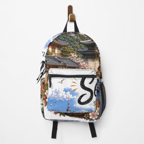 Item preview, Seoul South Korea Vintage Travel Poster Art designed and sold by CHC.
