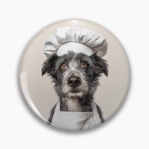 Item preview, Mudi Chef Dog Funny Cooking Apron Hat Cute Pet Portrait designed and sold by LazyOwlStore.