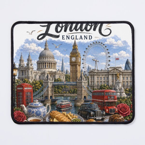Item preview, London England Vintage Travel Poster Art designed and sold by CHC.
