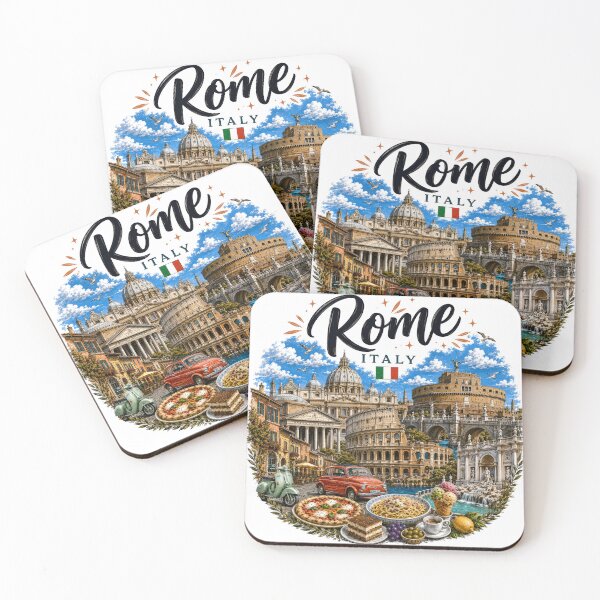 Item preview, Rome Italy Vintage Travel Poster Art designed and sold by CHC.