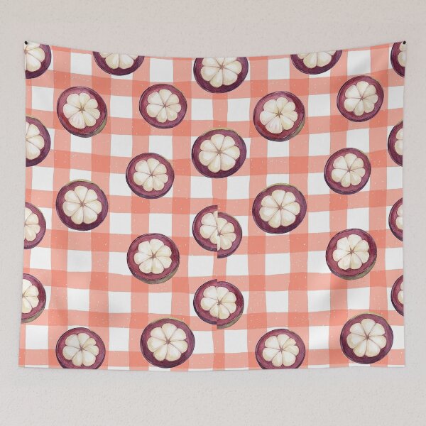 Item preview, mangosteen fruit pattern designed and sold by tampansgang.