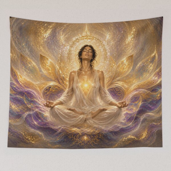 Item preview, Divine Feminine Lotus Meditation designed and sold by aurelixagency.