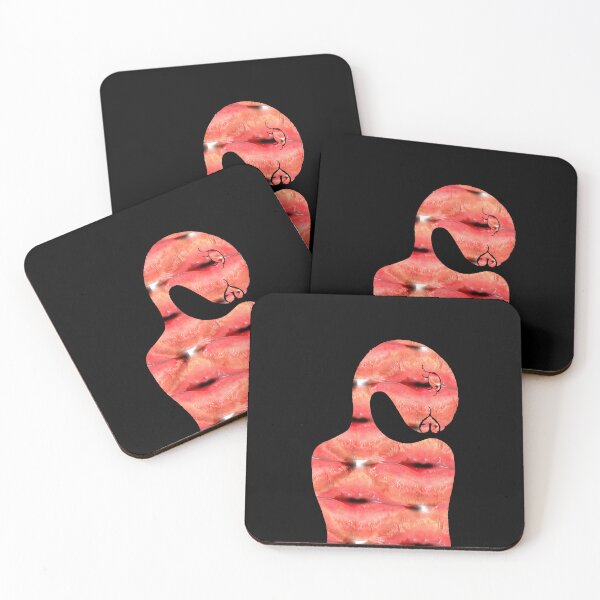 Item preview, Surreal Lips Pattern Silhouette Art designed and sold by MAMA.art.Rio <Marsailhe_Milward>.