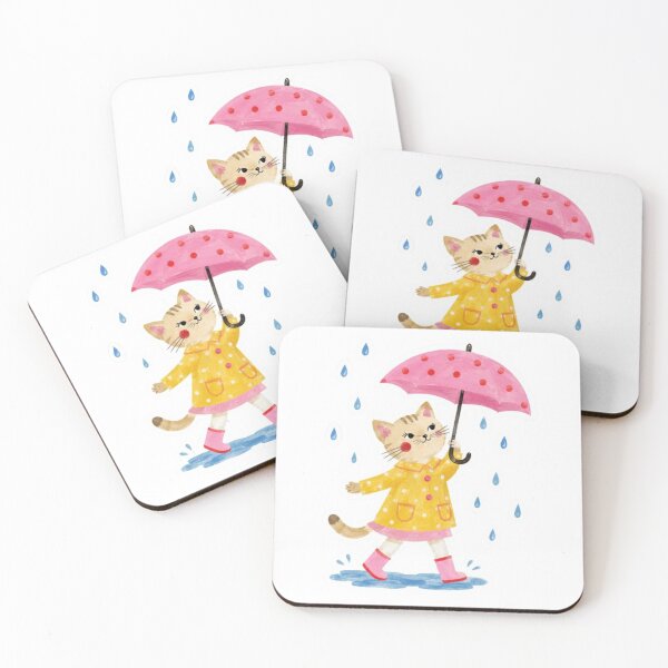 Item preview, Cat Walking In The Rain designed and sold by Snurly.