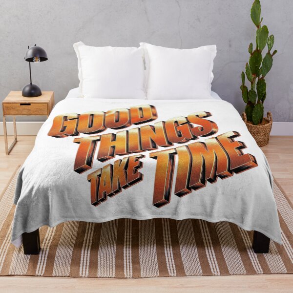 Item preview, Good Things Take Time Typography designed and sold by Electric0ddity.
