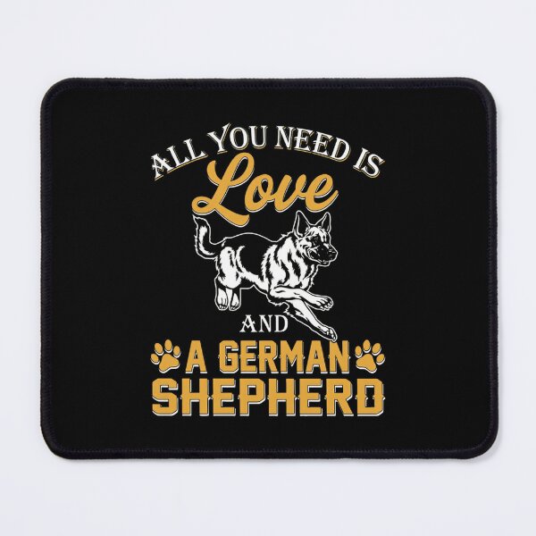 Item preview, All You Need Is Love And A German Shepherd – Loyal Dog Lover Humor designed and sold by Star3NowForMe.