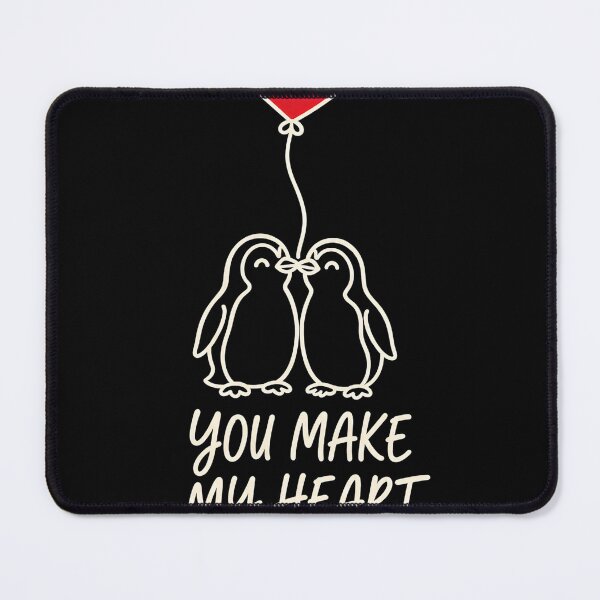 Item preview, You Make My Heart Waddle – Cute Penguin Couple Valentine designed and sold by Ajdaprint.