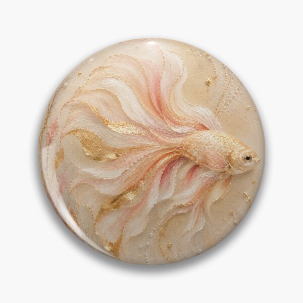 Item preview, Golden Pink Betta Fish designed and sold by aurelixagency.