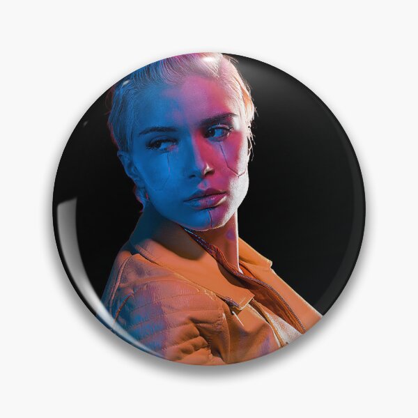 Item preview, Neon Cyberpunk Woman Portrait - Futuristic Sci-Fi Art  designed and sold by Creatby7030.