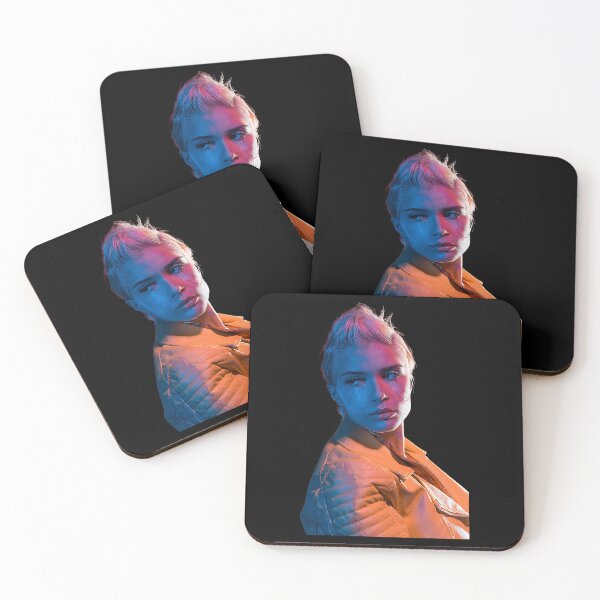 Item preview, Neon Cyberpunk Woman Portrait - Futuristic Sci-Fi Art  designed and sold by Creatby7030.