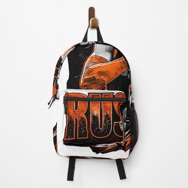 Item preview, Russell Westbrook Basketball Legend Portrait | Bold Orange & Black Art designed and sold by Artify Works.