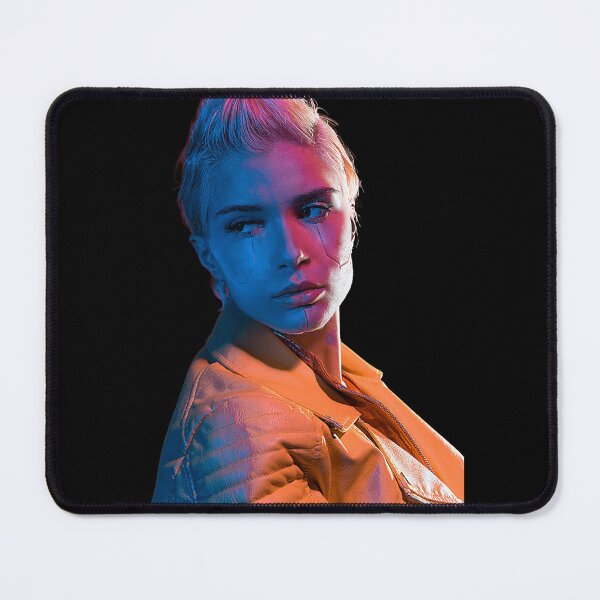 Item preview, Neon Cyberpunk Woman Portrait - Futuristic Sci-Fi Art designed and sold by Creatby7030.