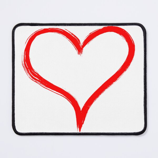 Item preview, Hand Drawn Red Brushstroke Heart Vector Graphic designed and sold by AyaanArtStudio.