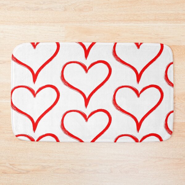 Item preview, Hand Drawn Red Brushstroke Heart Vector Graphic designed and sold by AyaanArtStudio.