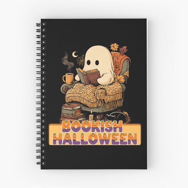 Item preview, Halloween Bookish Cozy Autumn Funny Ghosts Books Collection designed and sold by DarkRelicStudio.